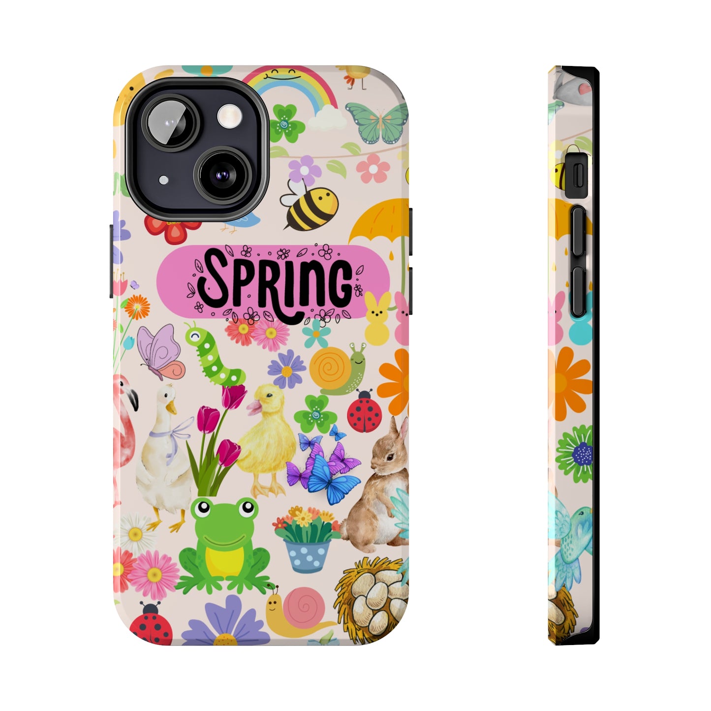 Spring Collage Phone Case, Aesthetic Spring Day Phone Case