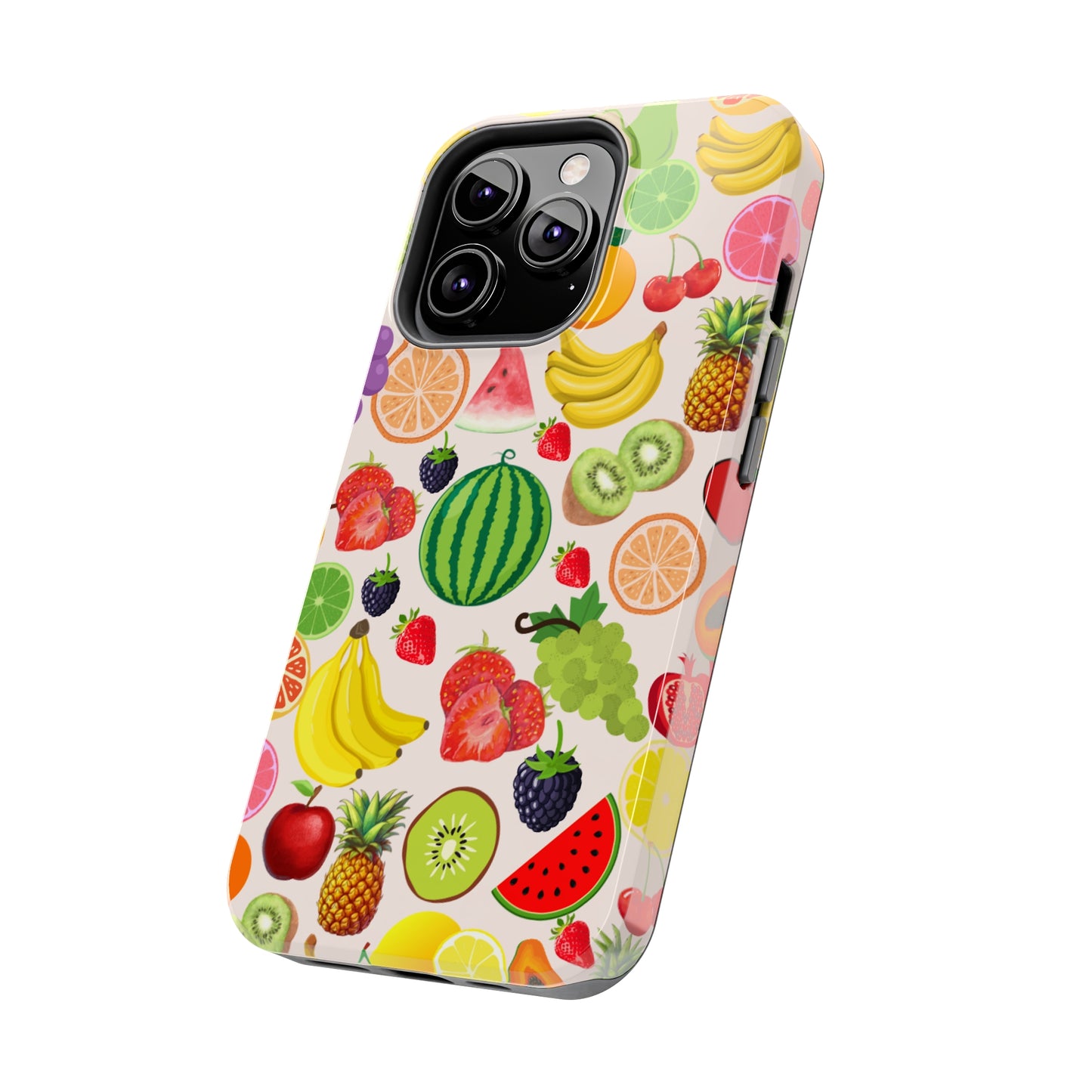 Fruit Phone Case, Fruits Collage Phone Case, Scrapbook Aesthetic Fruits Phone Case, Vegan Vegetarian, Spring Phone Case, Summer Phone Case