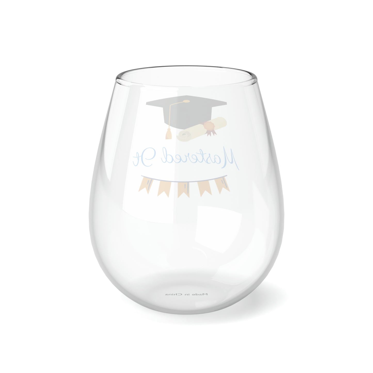 Mastered It Wine Glass, Graduation Wine Glass, Graduate Wine Glass, Graduation Gifts, Grad Stemless Wine Glass, Grad Gifts, Graduation Gifts