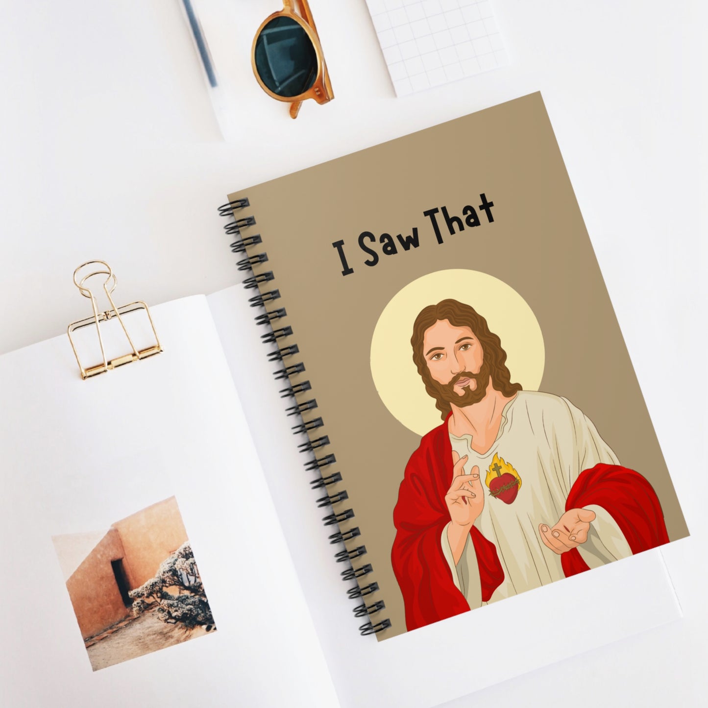 Jesus Notebook, Funny I Saw That Jesus Meme Notebook, Funny Journal, Funny Jesus Journal, Jesus Stationery, Funny Christian Notebook Gift