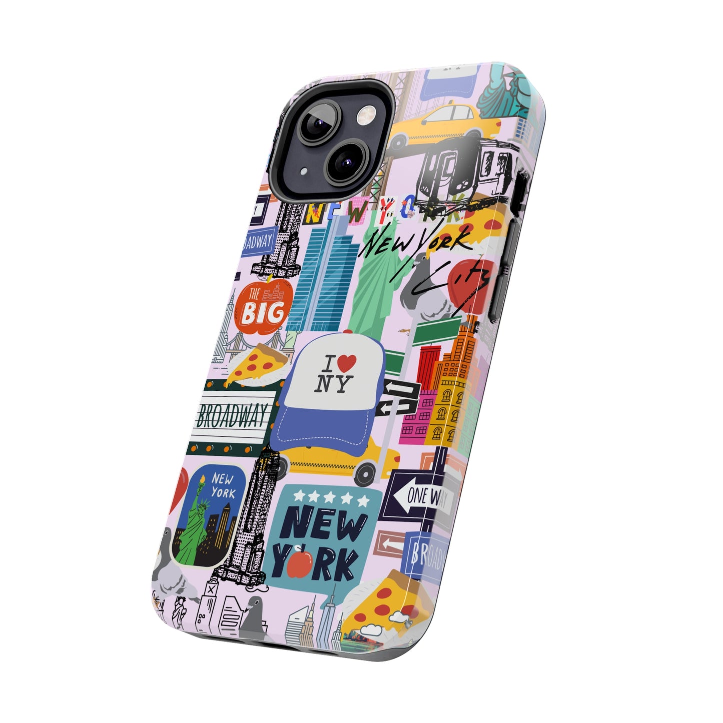 New York Phone Case, NYC Collage Phone Case, Aesthetic Manhattan Phone Case, NY Style Tough Phone Cases