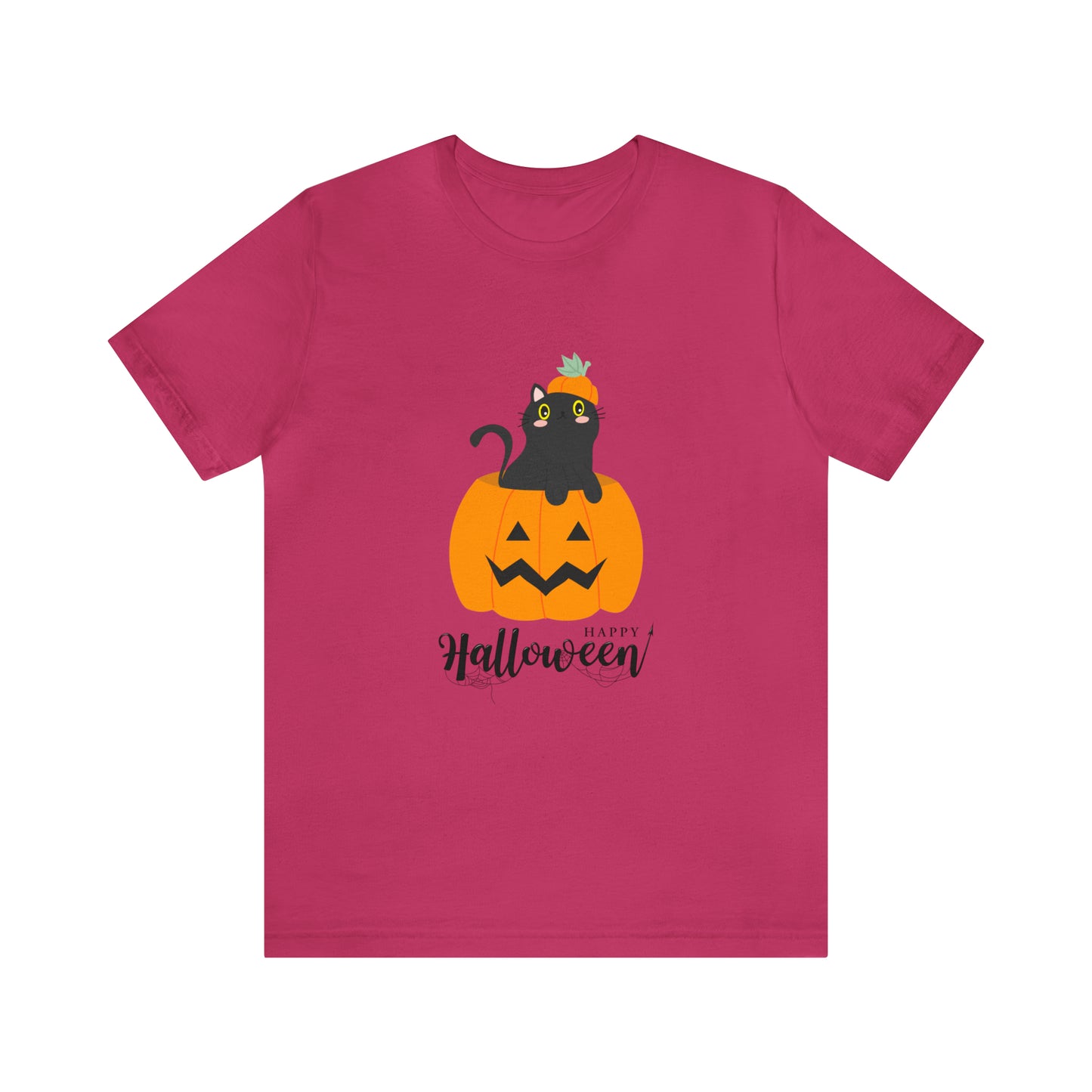 Black Cat in Pumpkin T-Shirt, Black Cat Shirt, Halloween Cat Shirt, Halloween Shirt, Pumpkin & Cat Shirt, Black Cat Spooky Season T-Shirt