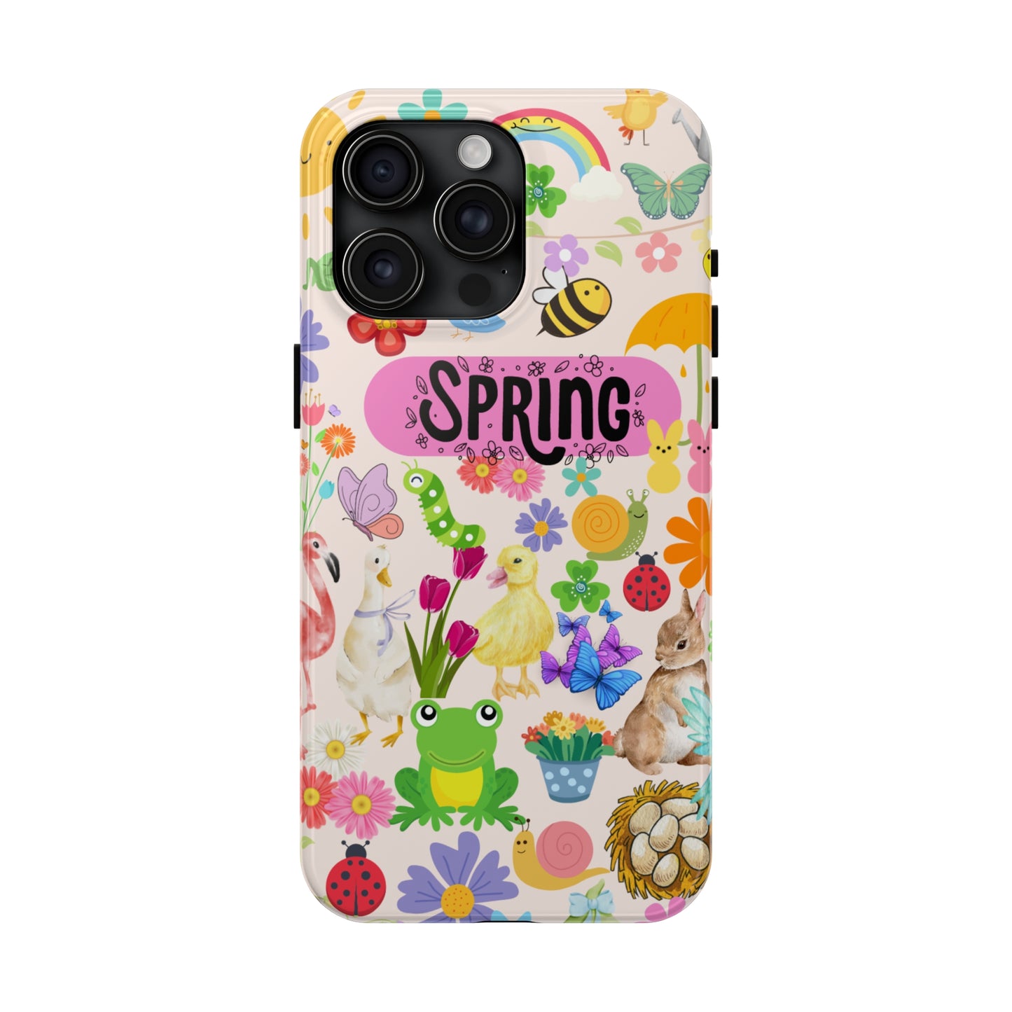 Spring Collage Phone Case, Aesthetic Spring Day Phone Case