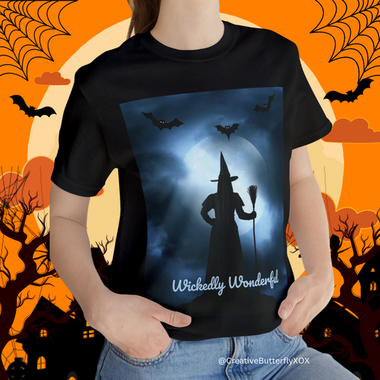 Wickedly Wonderful Witch T-Shirt, Halloween Shirt, Witch Shirt, Witchy Woman Shirt, Spooky Season Witch Tshirt Unisex, Witchy Vibes