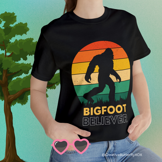 Funny Bigfoot T-Shirt, Sasquatch Shirt, Funny Gift For Him, Gag Gift Bigfoot Believer Shirt, Camping Shirt, Adventure Shirt Unisex Bigfoot