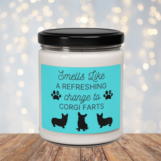 Corgi Candle | Funny Corgi Gifts | Corgi Mom Gift | Candle for Corgi Owners | Cover Up Corgi Farts with This Funny Dog Candle