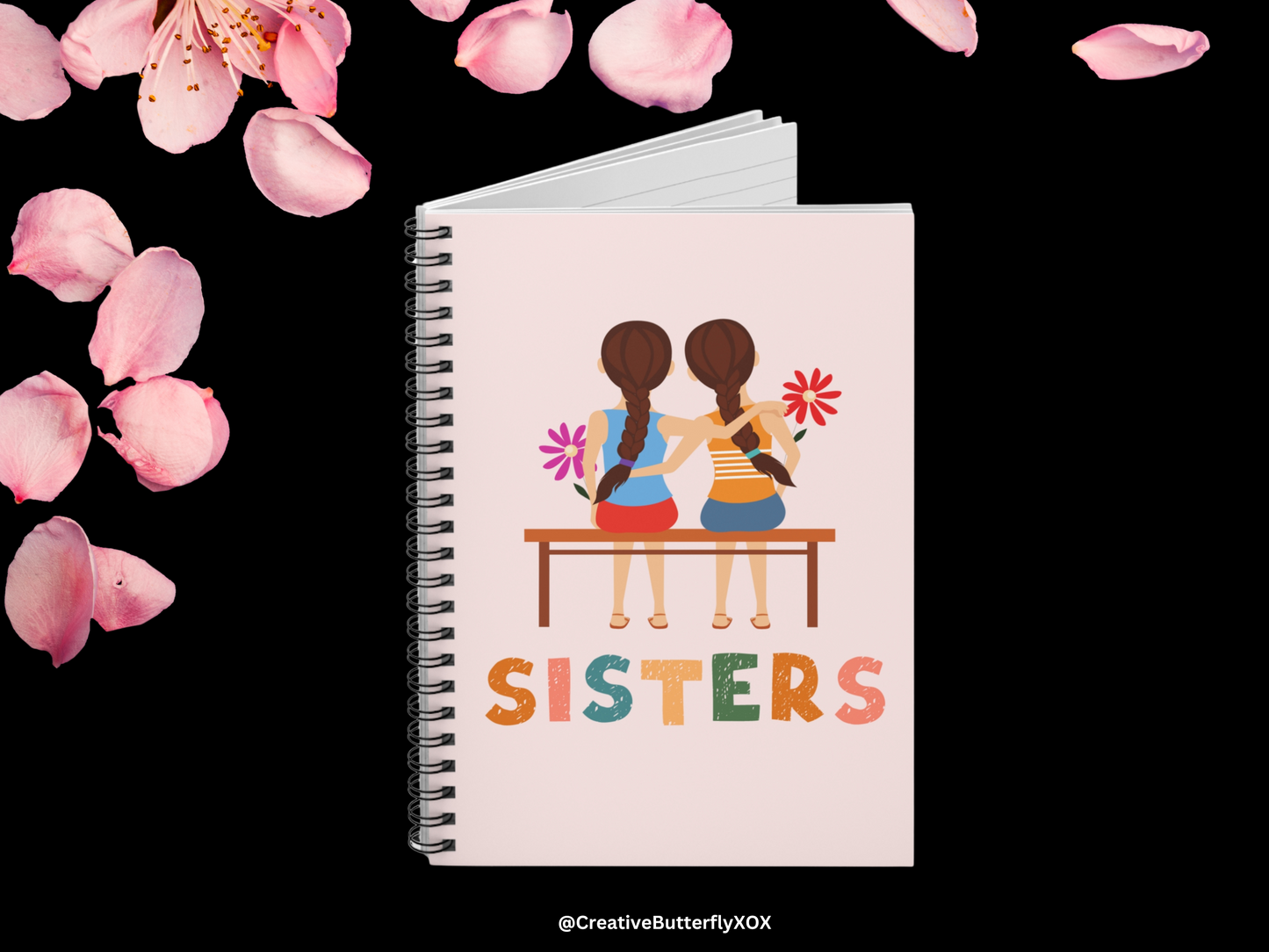 Sisters Gifts, Sisters Notebook, Gift For Sister, Journal For Sister, Christmas Gift For Sister, Birthday Gift For Sister, Sister Notebook