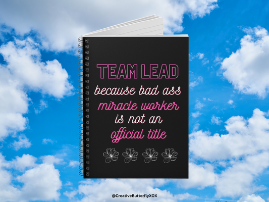 Employee Appreciation Gifts, Team Lead Gift, Team Lead Notebook, Colleagues Gifts, Coworker Gift, Coworker Notebook, Office Gifts Journal