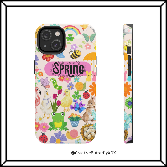 Spring Collage Phone Case, Aesthetic Spring Day Phone Case