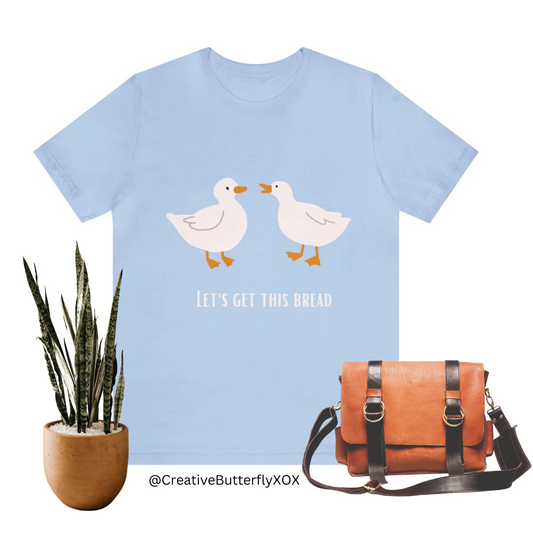 Lets Get This Bread Duck Shirt, Funny Ducks T-Shirt, Spring Goose Shirt, Cottagecore Tshirt, Aesthetic Farm Ducks Shirt, Birdwatcher Shirt