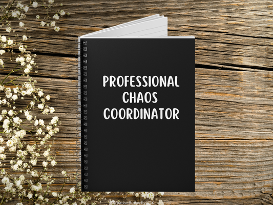 Professional Chaos Coordinator Notebook, Funny Coworker Gifts, Funny Notebook, Team Leader Notebook, Colleague Notebook Office Stationery