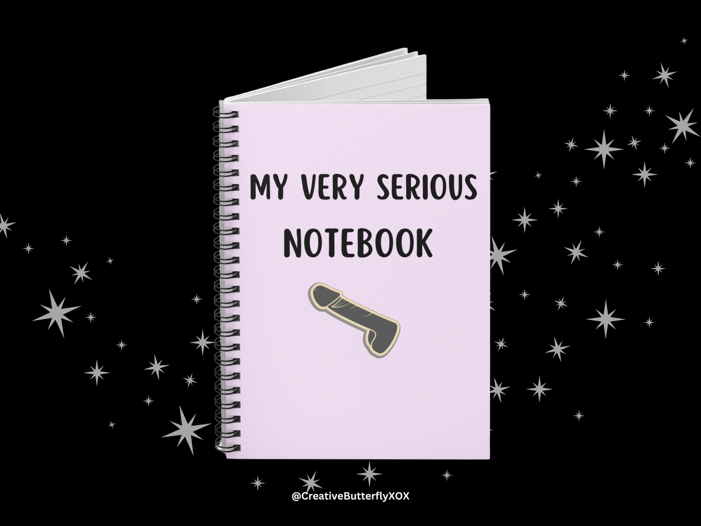 My Very Serious Notebook, Funny Penis Notebook, Funny Notebook Gift, Funny Coworker Gift, Hilarious Office Notebook, Work Colleague Mature