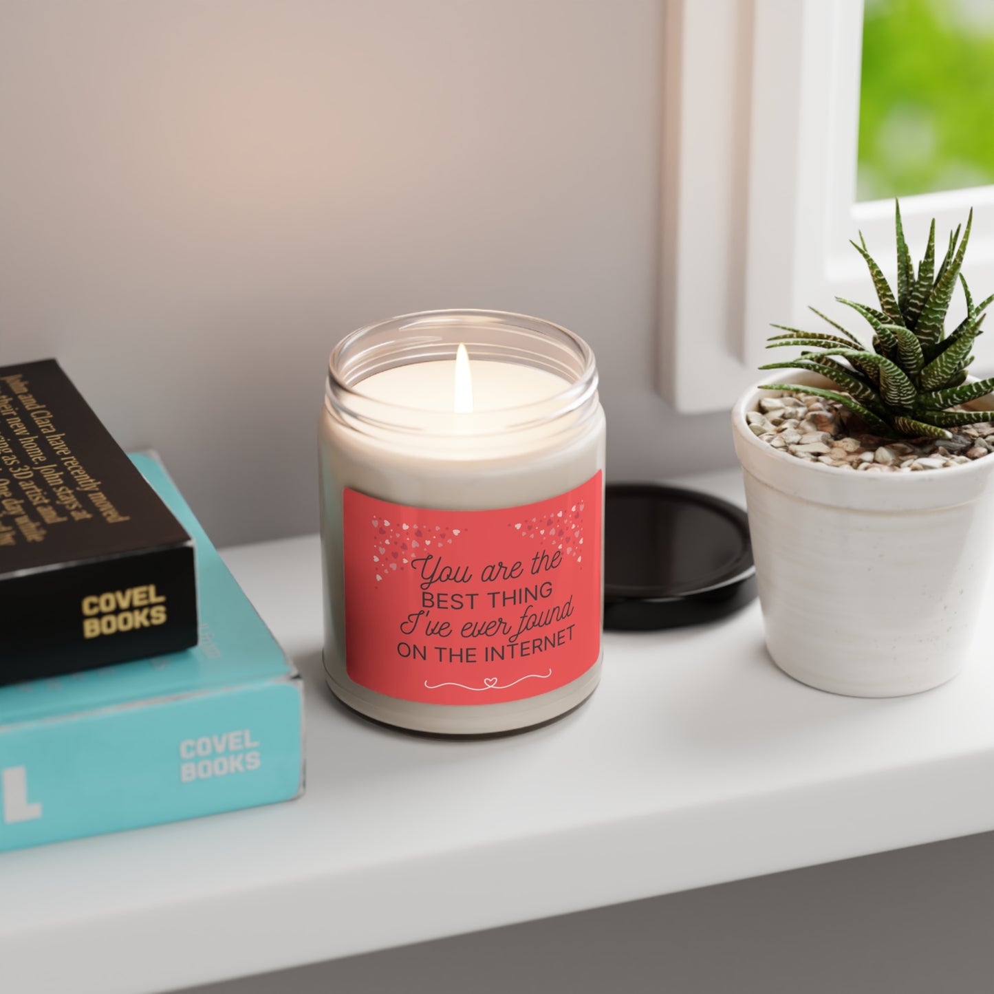 Funny Online Dating Gift, Best Thing on Internet Candle, 9oz Soy Candle Anniversary Gift