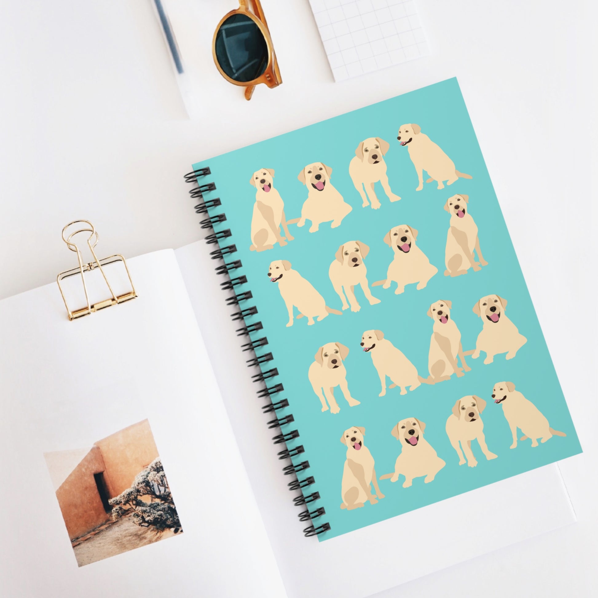 Labrador notebook Yellow Labrador Retriever journal dog gifts Yellow Lab stationery set