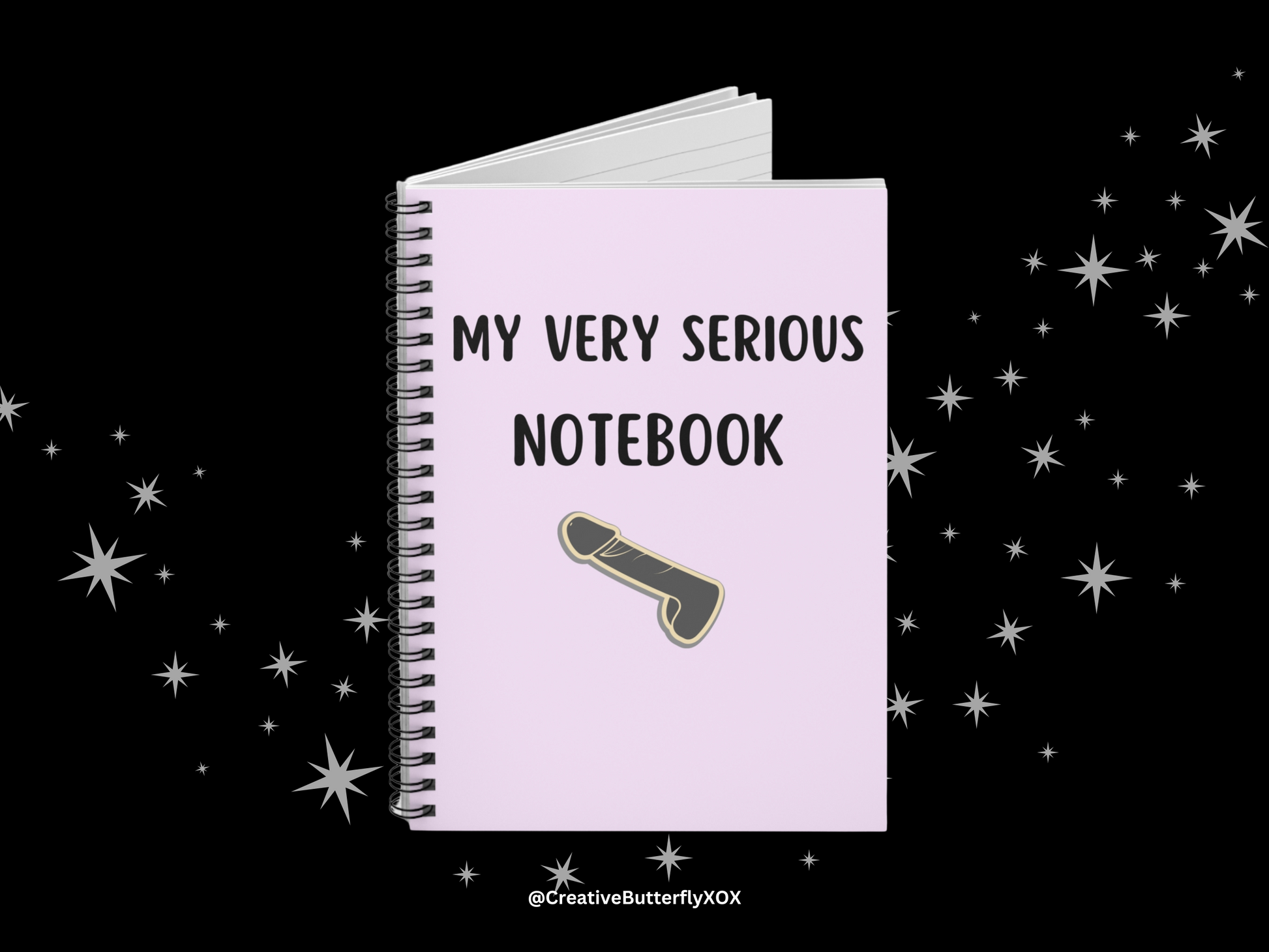 My very serious notebook funny penis notebook for coworkers hilarious office gag gift Big dick funny notebook gift