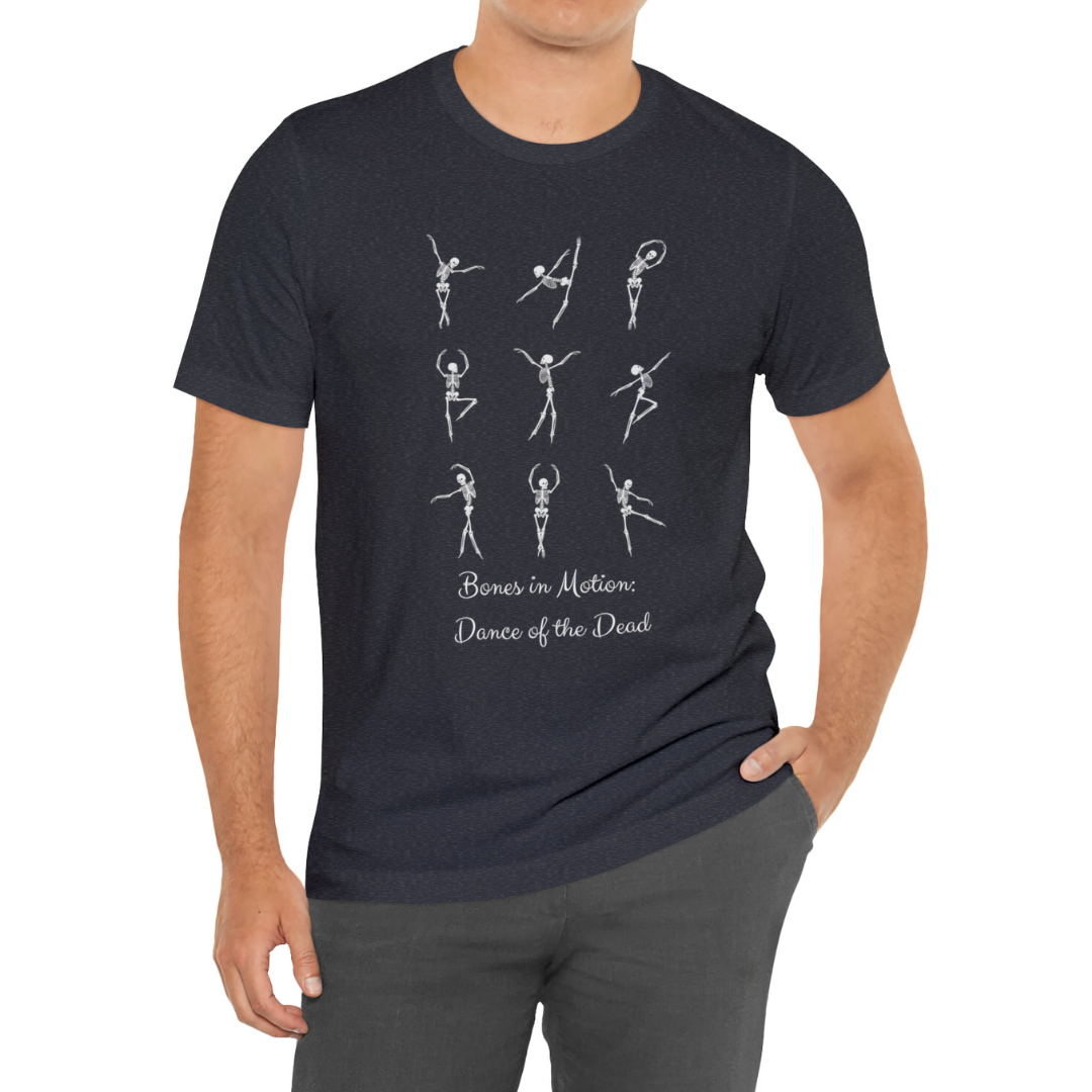 Ballet Skeleton T-Shirt, Ballet Shirt, Dance T-Shirt, Dancing Skeleton Shirt, Ballet T-Shirt, Funny T-Shirt, Dance of the Dead Shirt Unisex