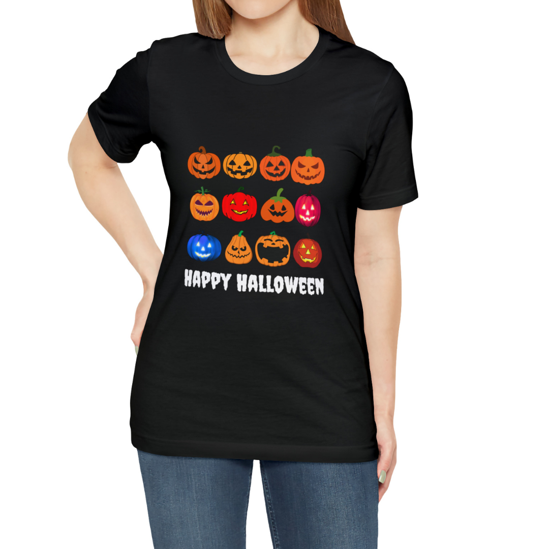 Jack O' Lantern Shirt, Spooky Jack O Lantern T-Shirt, Pumpkin Shirt, Halloween T-Shirt, Halloween Pumpkins Shirt, Spooky Season Tee Unisex