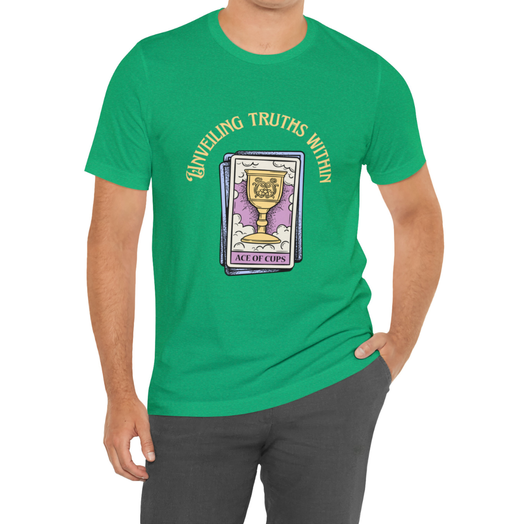 Unveiling Truths Within Tarot Card T-Shirt, Ace of Cups T-Shirt, Witchy Woman Tarot Card Shirt, Divination T-Shirt, Wicca Shirt Wiccan Shirt