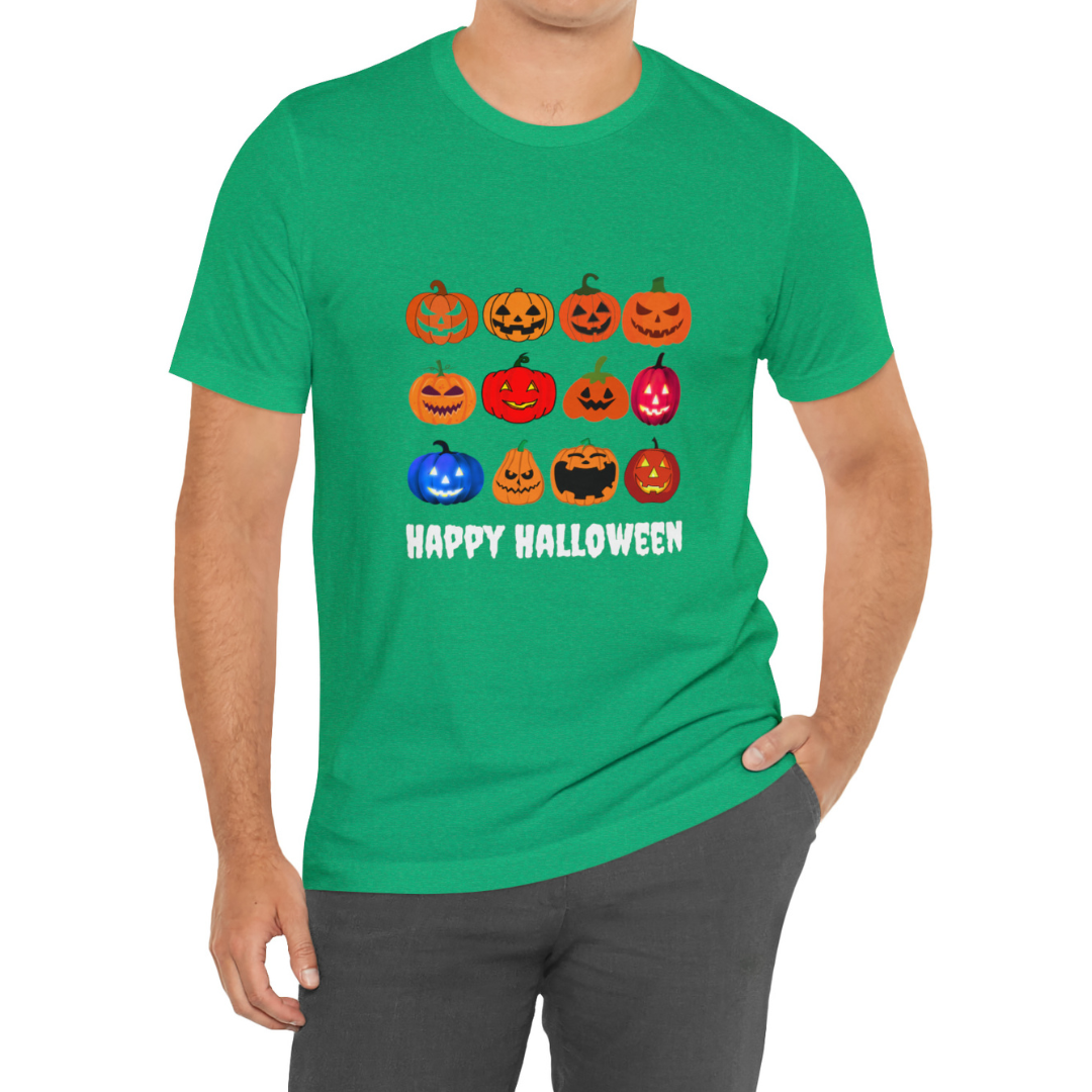 Jack O' Lantern Shirt, Spooky Jack O Lantern T-Shirt, Pumpkin Shirt, Halloween T-Shirt, Halloween Pumpkins Shirt, Spooky Season Tee Unisex