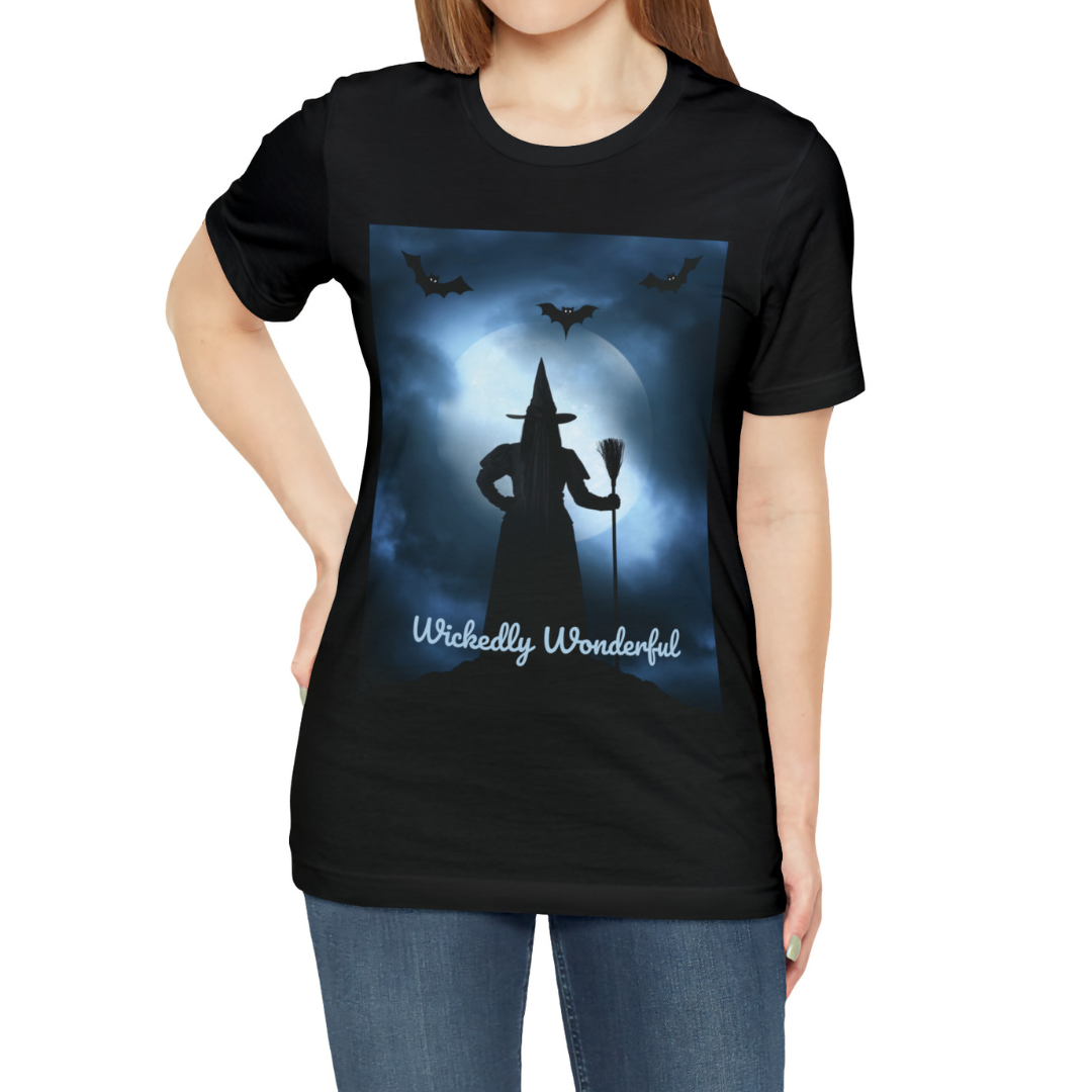 Wickedly Wonderful Witch T-Shirt, Halloween Shirt, Witch Shirt, Witchy Woman Shirt, Spooky Season Witch Tshirt Unisex, Witchy Vibes