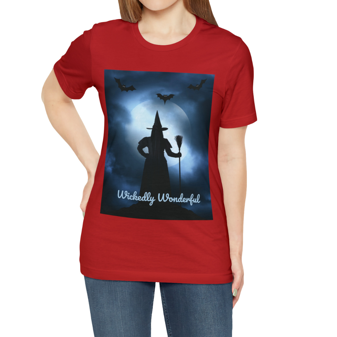 Wickedly Wonderful Witch T-Shirt, Halloween Shirt, Witch Shirt, Witchy Woman Shirt, Spooky Season Witch Tshirt Unisex, Witchy Vibes