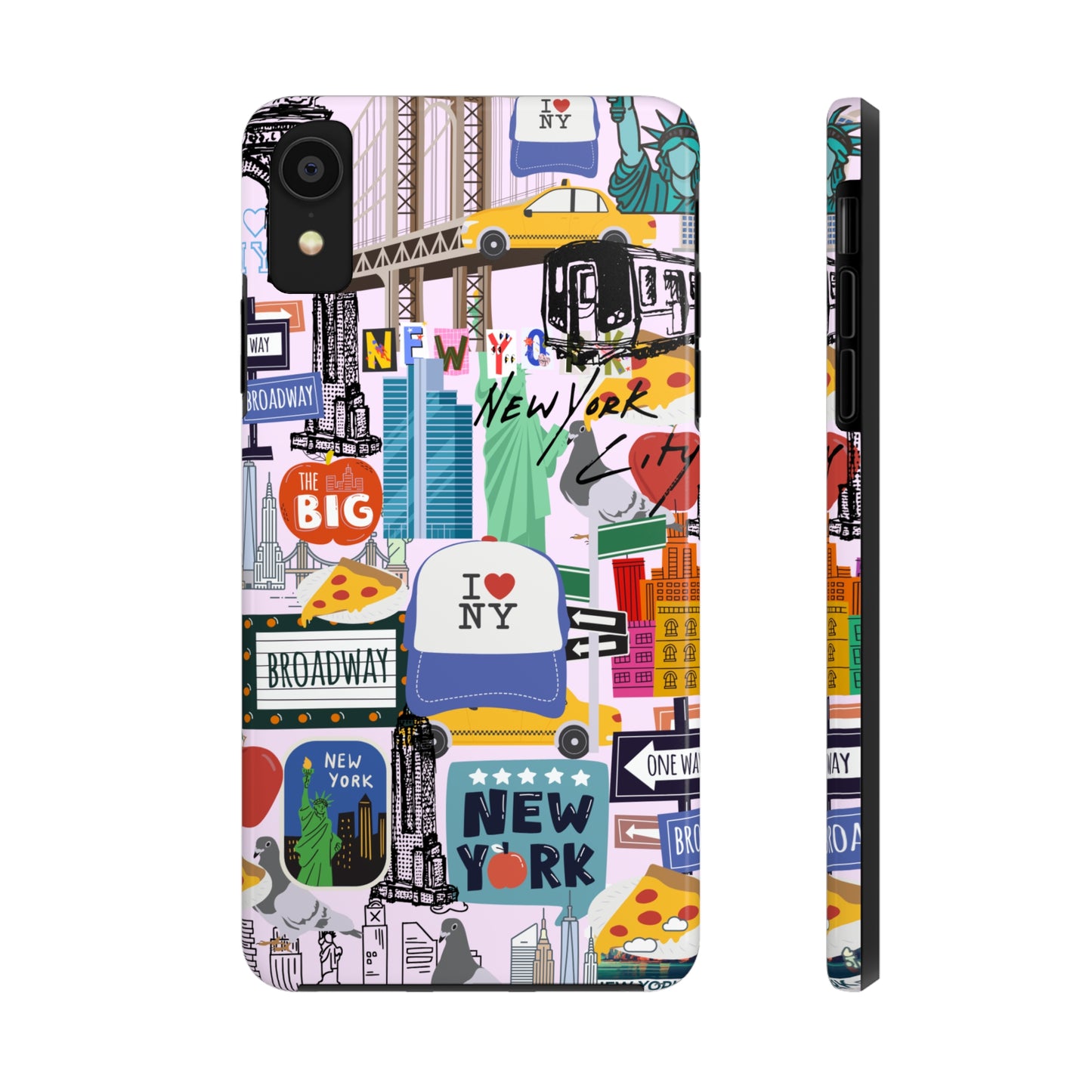 New York Phone Case, NYC Collage Phone Case, Aesthetic Manhattan Phone Case, NY Style Tough Phone Cases