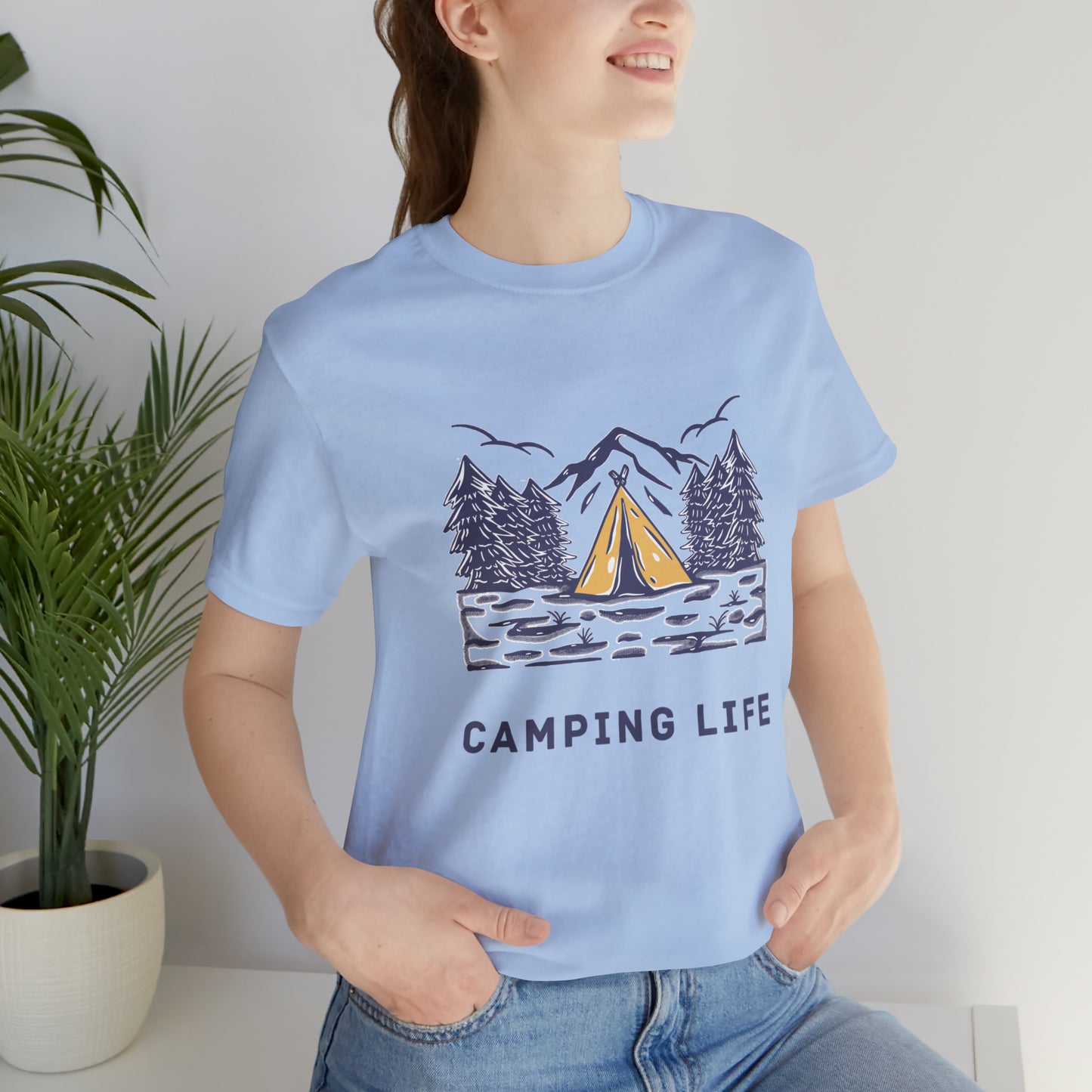 Camping Life T-Shirt, Camp Shirt, Camping Shirt, Nature Shirt, Outdoors T-Shirt, Park Shirt, Tent Shirt, Family Camping Trip Shirt, Boho