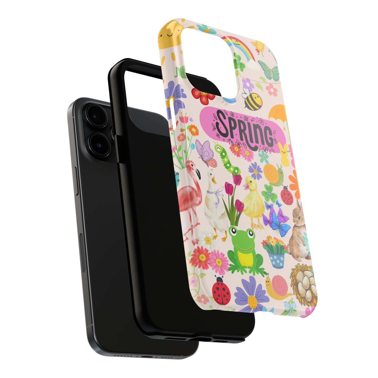 Spring Collage Phone Case, Aesthetic Spring Day Phone Case