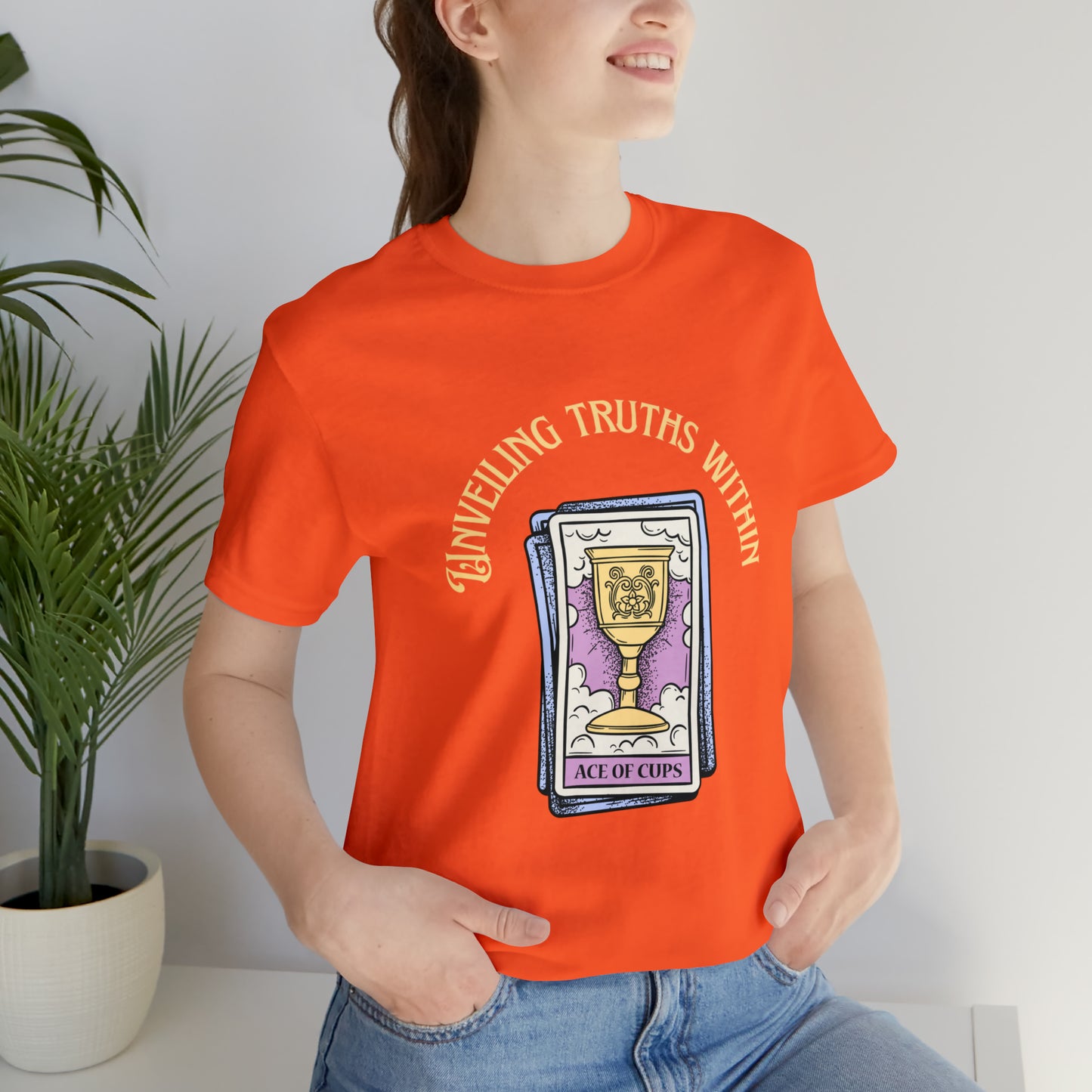 Unveiling Truths Within Tarot Card T-Shirt, Ace of Cups T-Shirt, Witchy Woman Tarot Card Shirt, Divination T-Shirt, Wicca Shirt Wiccan Shirt