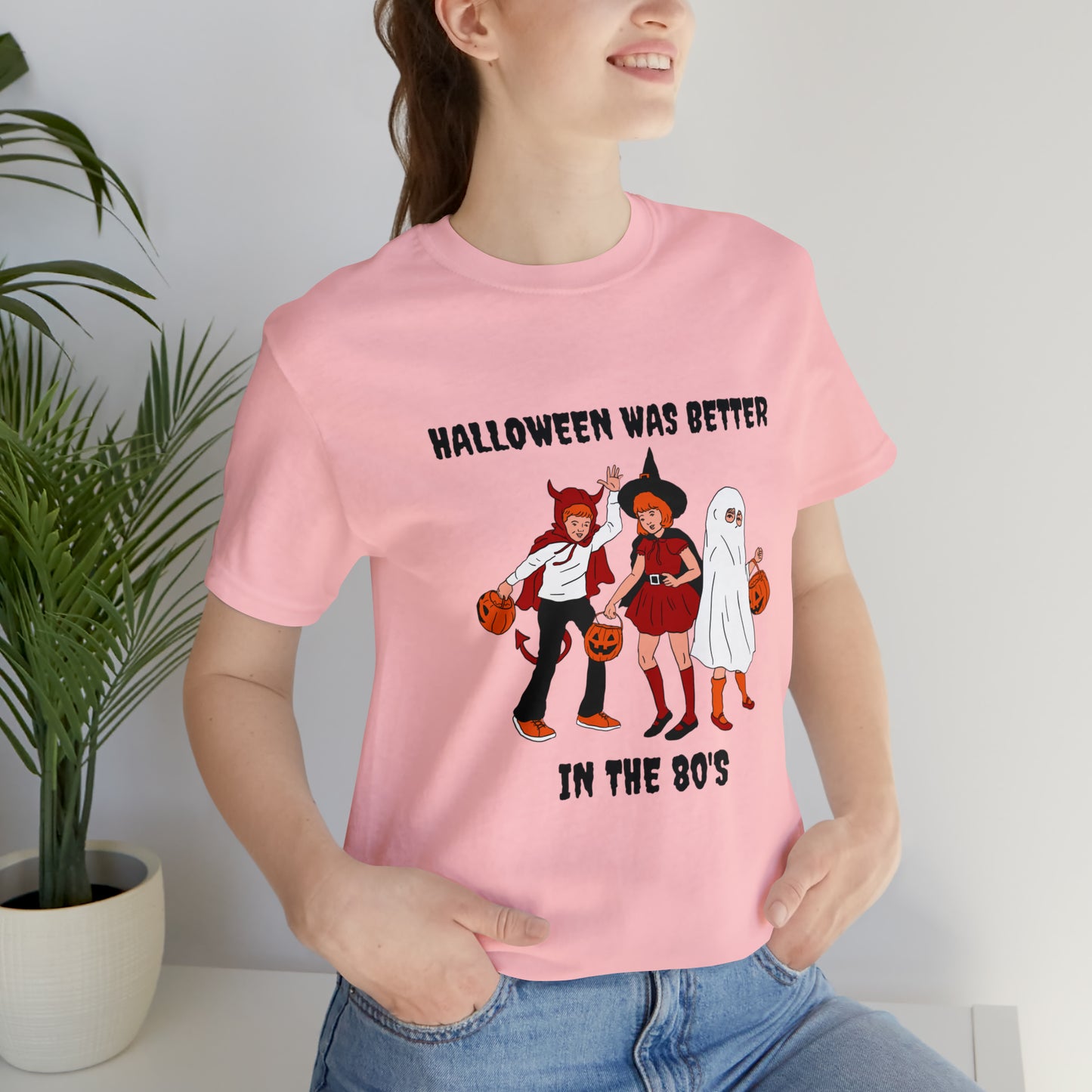 Retro 80s Halloween Shirt, Vintage Halloween T-Shirt, Fall Shirt, Retro Halloween Shirt, 80's Halloween T-Shirt, 80s Vintage Trick or Treat Shirt