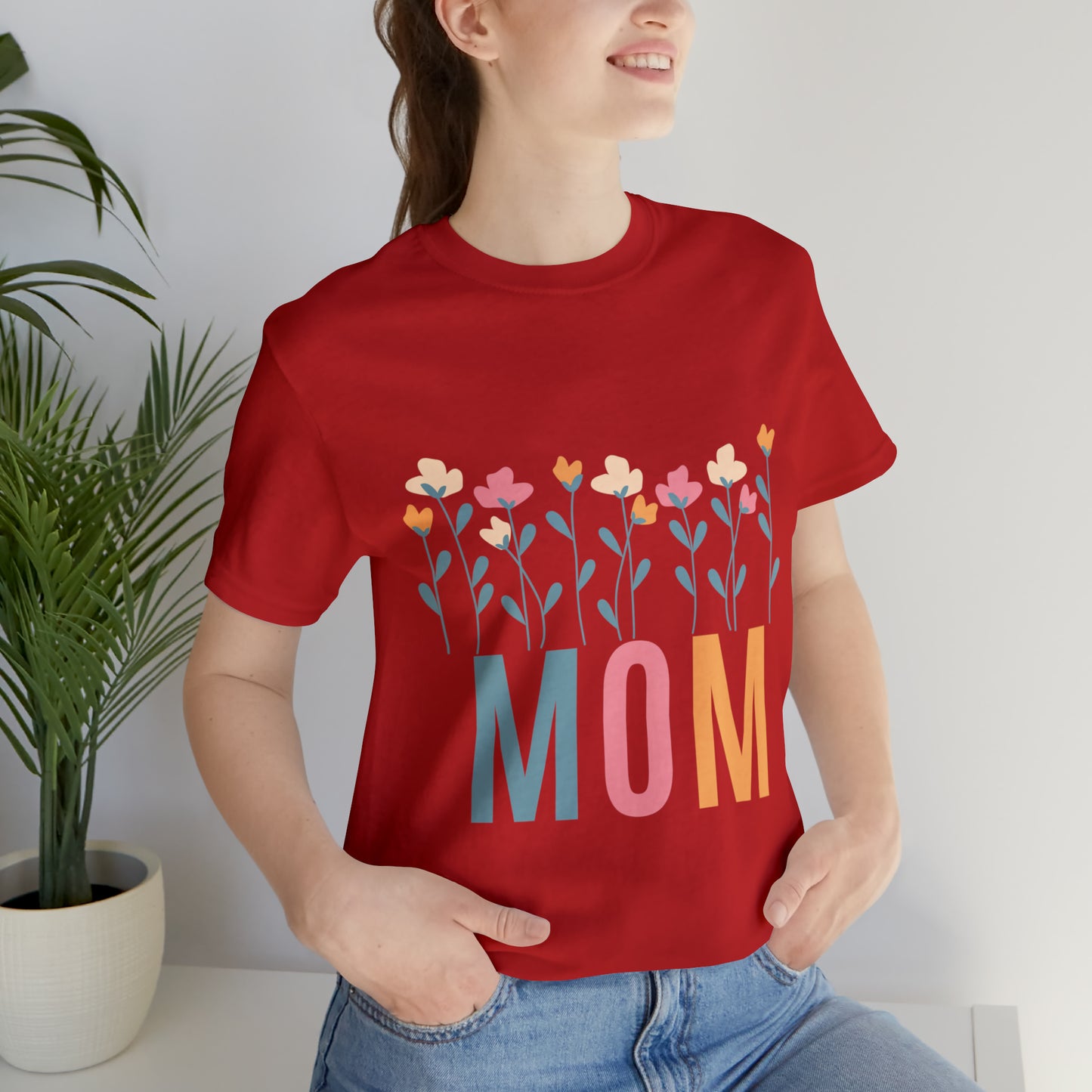 Mom T-shirt, Wild Flowers Mom Shirt, Boho Mom Tee, Mom T-shirt, Mothers Day Gift For Mom, Mom's Birthday Gift, Hippie Hippies Mommy Shirt