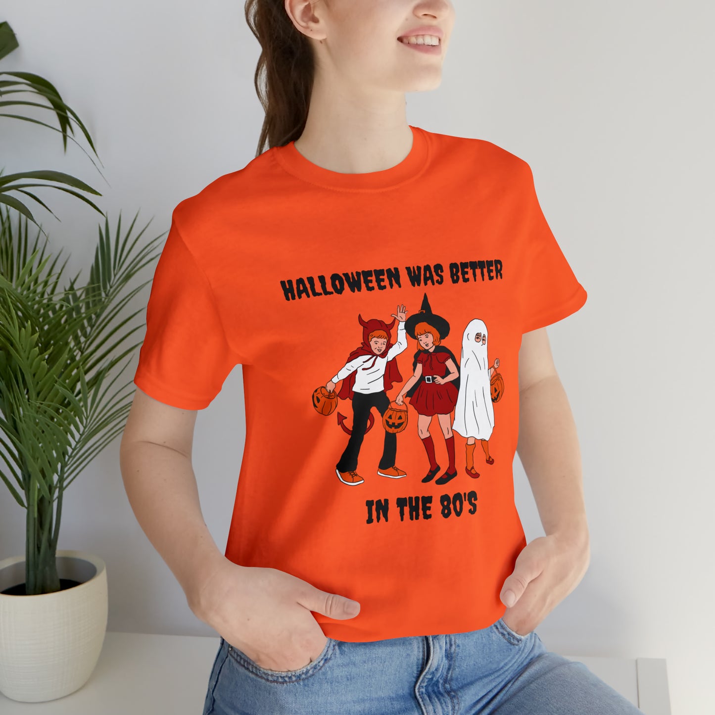 Retro 80s Halloween Shirt, Vintage Halloween T-Shirt, Fall Shirt, Retro Halloween Shirt, 80's Halloween T-Shirt, 80s Vintage Trick or Treat Shirt