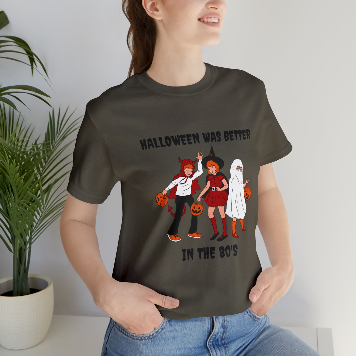 Retro 80s Halloween Shirt, Vintage Halloween T-Shirt, Fall Shirt, Retro Halloween Shirt, 80's Halloween T-Shirt, 80s Vintage Trick or Treat Shirt