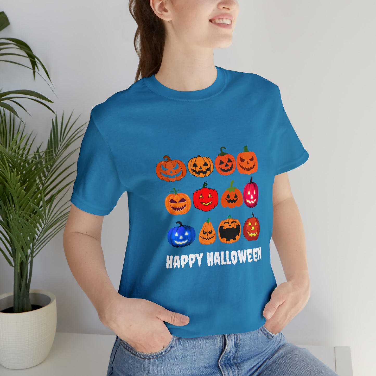 Jack O' Lantern Shirt, Spooky Jack O Lantern T-Shirt, Pumpkin Shirt, Halloween T-Shirt, Halloween Pumpkins Shirt, Spooky Season Tee Unisex