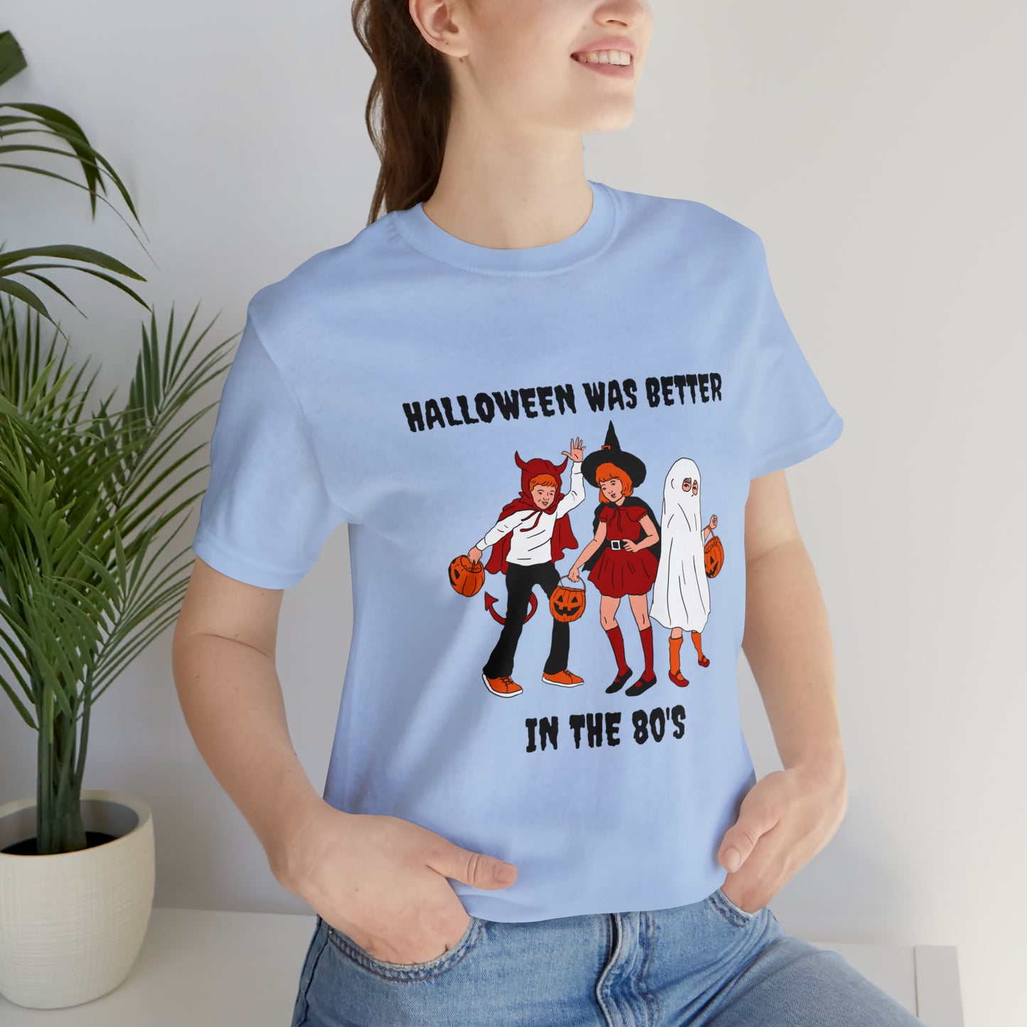 Retro 80s Halloween Shirt, Vintage Halloween T-Shirt, Fall Shirt, Retro Halloween Shirt, 80's Halloween T-Shirt, 80s Vintage Trick or Treat Shirt