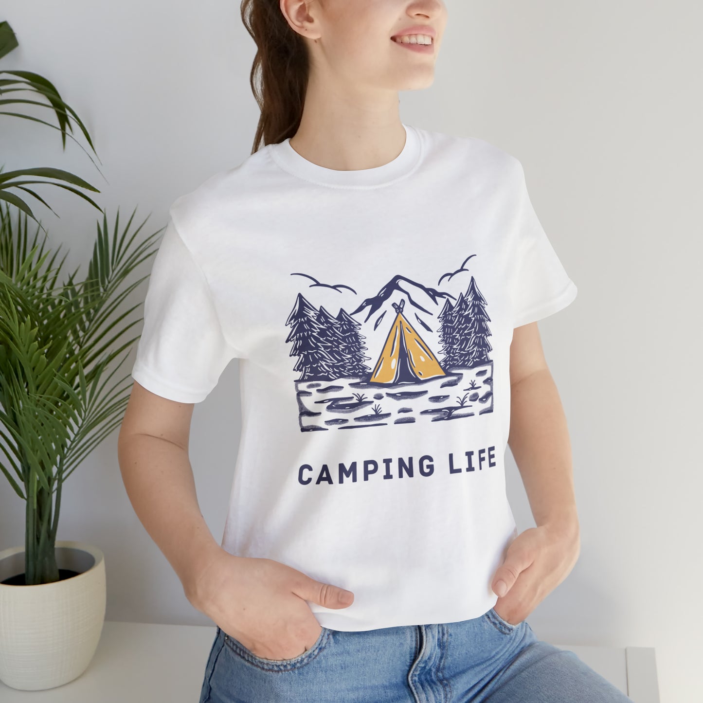 Camping Life T-Shirt, Camp Shirt, Camping Shirt, Nature Shirt, Outdoors T-Shirt, Park Shirt, Tent Shirt, Family Camping Trip Shirt, Boho