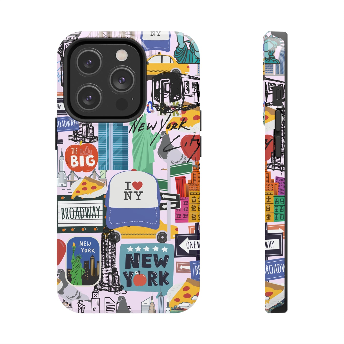 New York Phone Case, NYC Collage Phone Case, Aesthetic Manhattan Phone Case, NY Style Tough Phone Cases