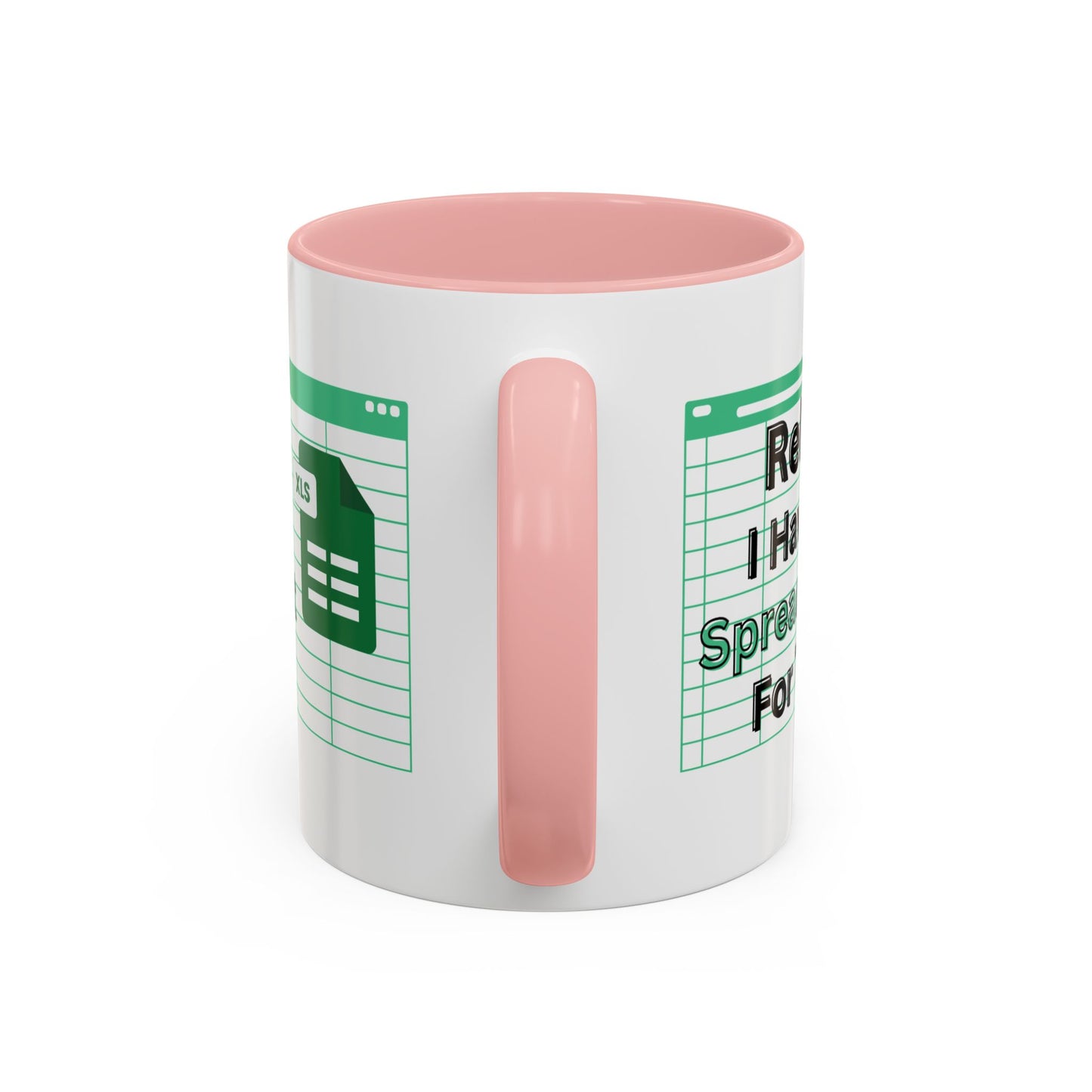 handle view - bookkeeper mug, accountant mug, corporate office gifts