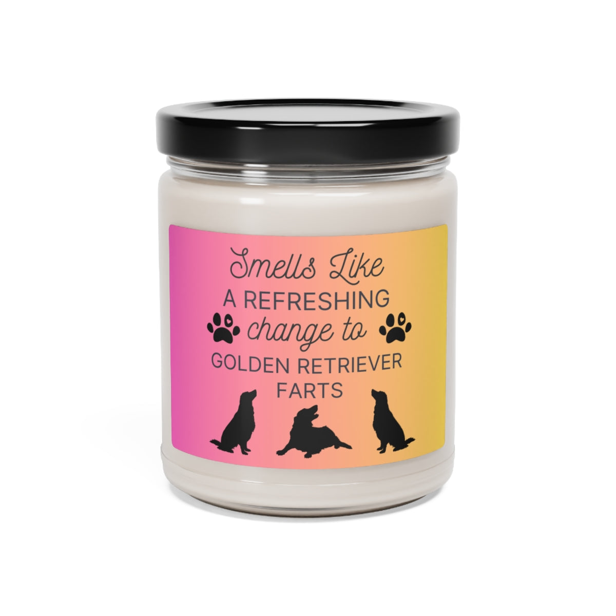 Golden Retriever Candle | Funny Golden Retriever Candle Gifts | Dog Farts Gag Gift for Golden Retriever Owners | Aromatherapy Candle