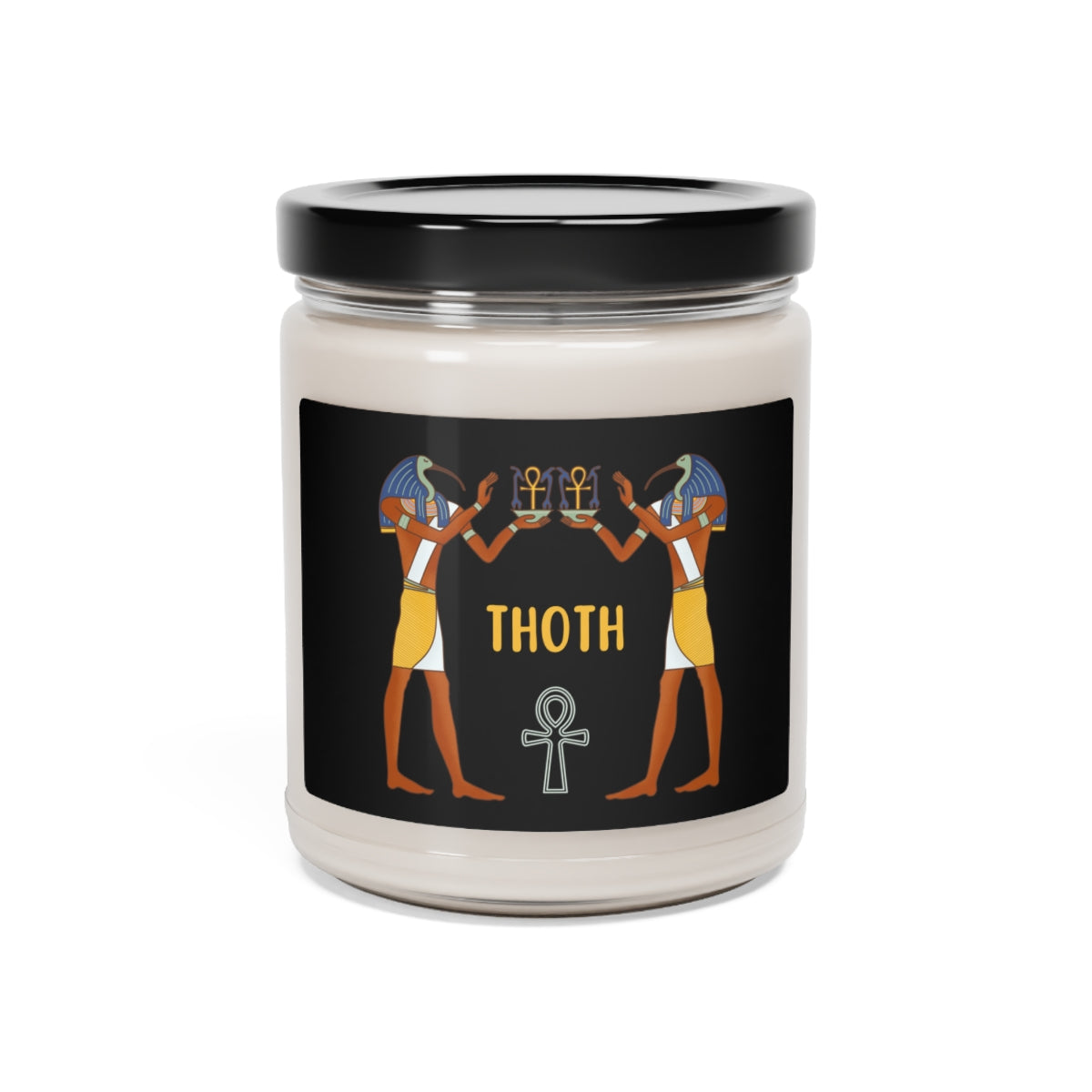 Egyptian Thoth Candle, Egyptian Deity Candle, Egyptian Ibis Candle, Thoth Alchemist Candle, Meditation Candle, Scented Soy Wax Aromatherapy