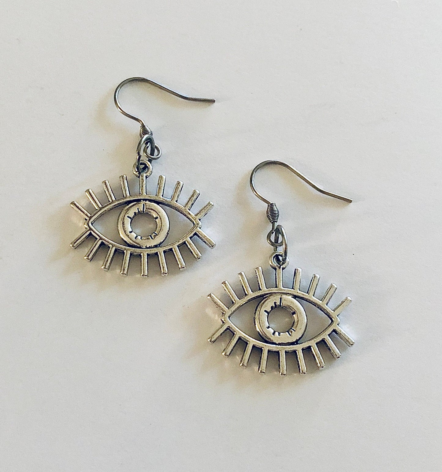 Evil Eye Earrings, Ward Off The Evil Eye Protection, Egyptian Egypt Occult Esoteric Witchy Woman, Wicca Wiccan Witch