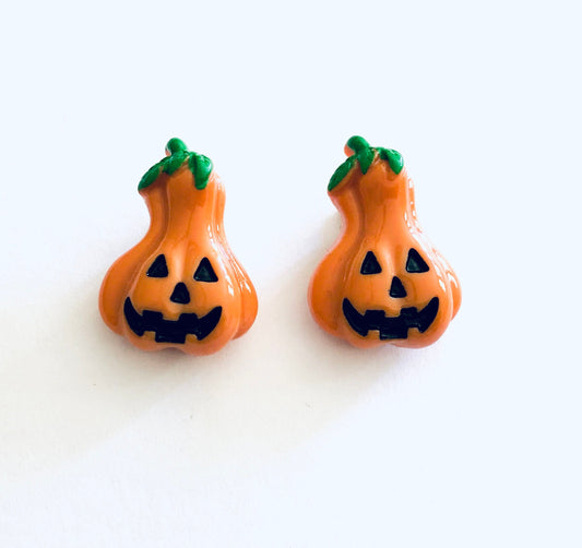 Halloween Mini Orange Gourd Pumpkin Hair Clips, Witchy Woman Halloween Hair Clips