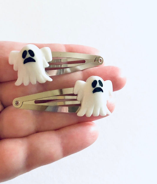 Ghost Hair Clips, Ghoul Snap Clips