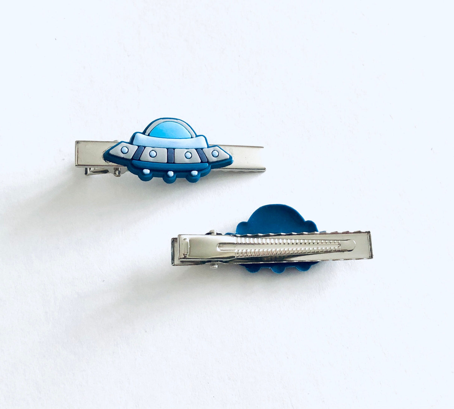 Spaceship Hair clips, UFO Flying Saucer Astronaut Hair Clips Barrettes Alien Hair Accessories, Moon Man