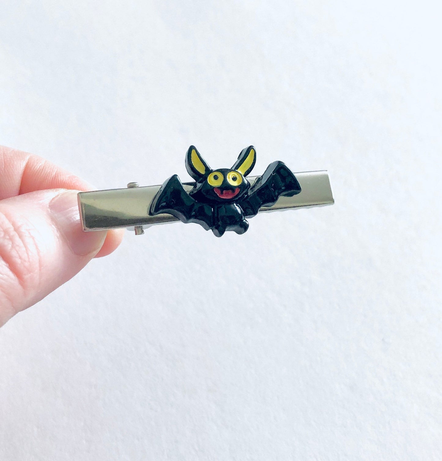 Vampire Bats Hair Clips, Retro Style Black Bats Hair Barrettes Alligator Clips, Halloween Mall Goth Gothic