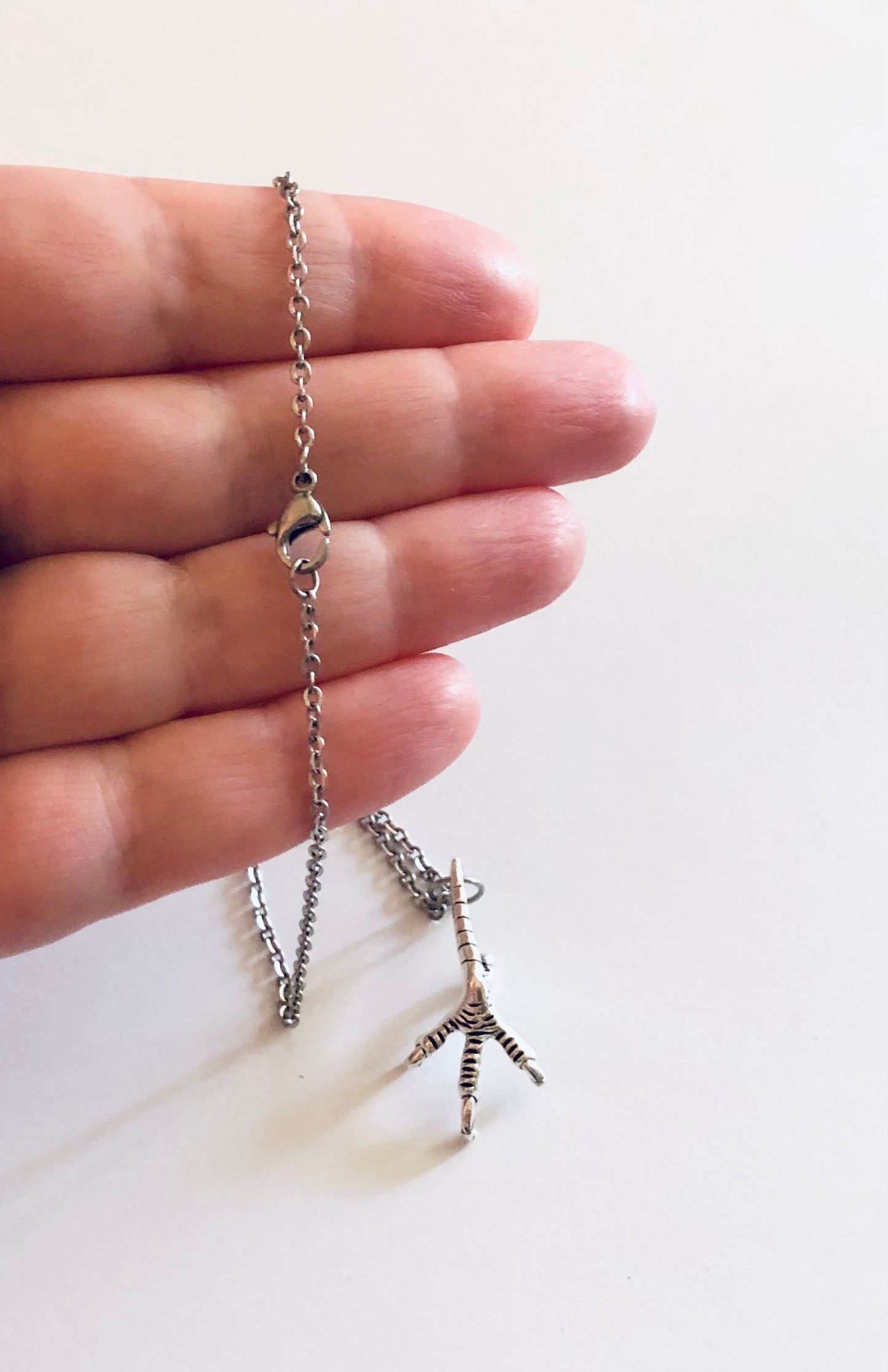 Eagle Claw Necklace, Chicken Claw Necklace, Crows Claw Necklace, Bird Claw Necklace, Dragon Claw Necklace, Goth Jewelry, Gothic Witchy Woman